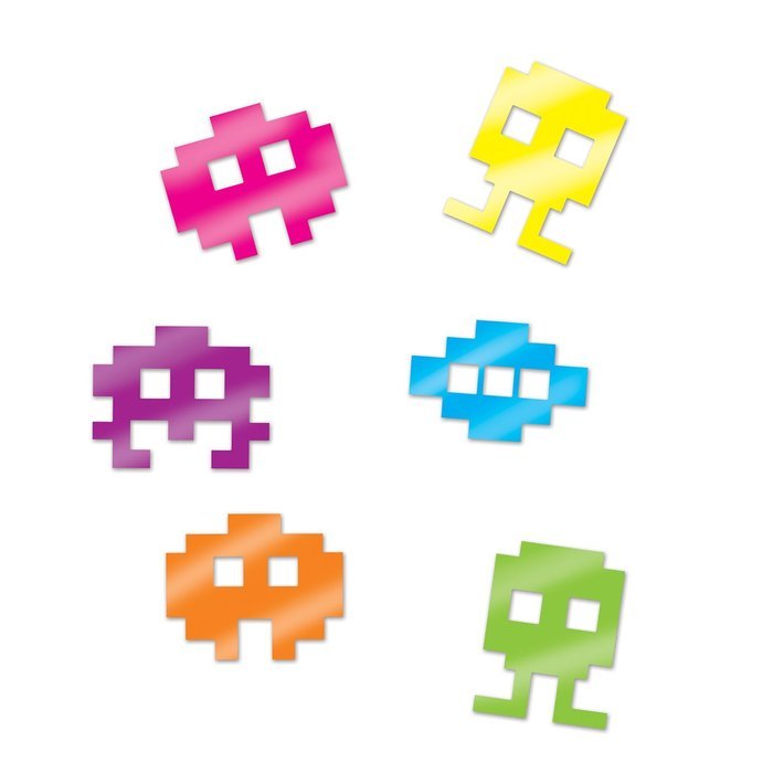 Beistle Fanci-Fetti 80's Icons, Multicolor