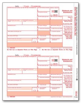 EGP Laser Printer 1099 , Div. Income, Federal Copy A free image download