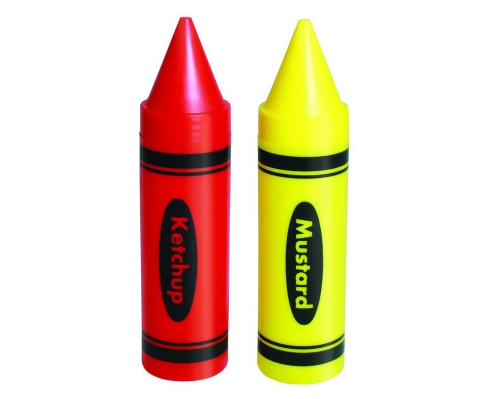 Gift Republic Condiment Crayons, Multicolor