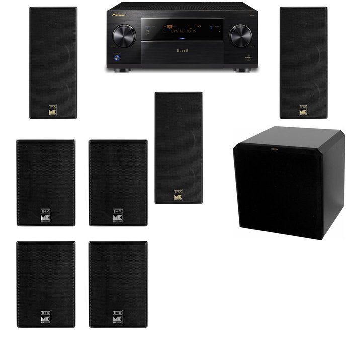 M&K Sound LCR950 Loudspeaker 7.1 HRS12 Pioneer Elite SC-89