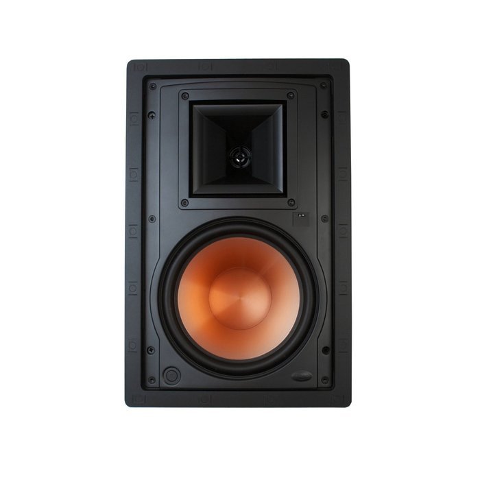 5 Klipsch R-3800-W II 8" In-Wall Speaker - Each (White) + Klipsch R-12SW Powerful 12" 400 watts Subwoofer + Monster... N2