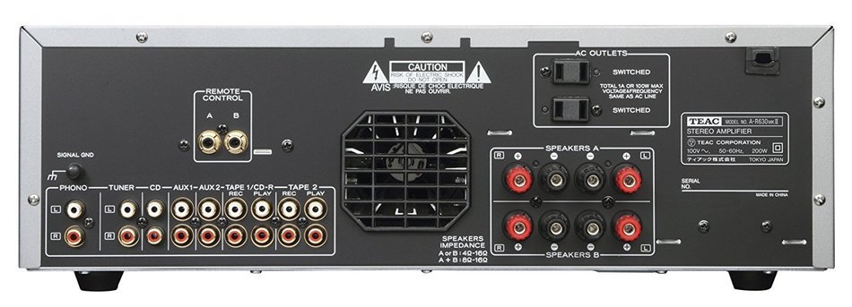 TEAC Stereo Integrated Amplifier Silver A-R630MKII-S N2
