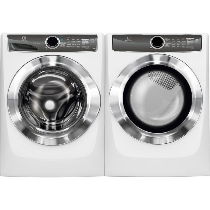 Electrolux Front Load Washer and Electric Dryer Set EFLS617SIW and EFME617SIW