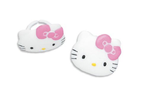 Hello Kitty Cupcake Rings - 12ct