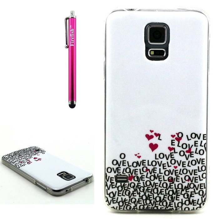 Galaxy S5 Case, Firefish [Clear Drop Protection] [Shock Absorbent] [Soft Bumper] Stylish Elegant Flexible TPU... N22