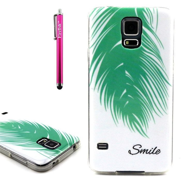 Galaxy S5 Case, Firefish [Clear Drop Protection] [Shock Absorbent] [Soft Bumper] Stylish Elegant Flexible TPU... N28
