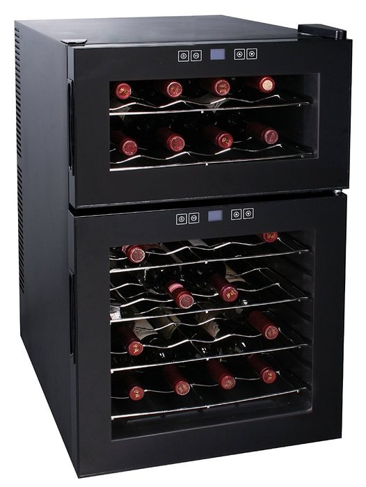 Igloo FRW289 Dual Temperature Zone Wine Cooler, 24 Bottle