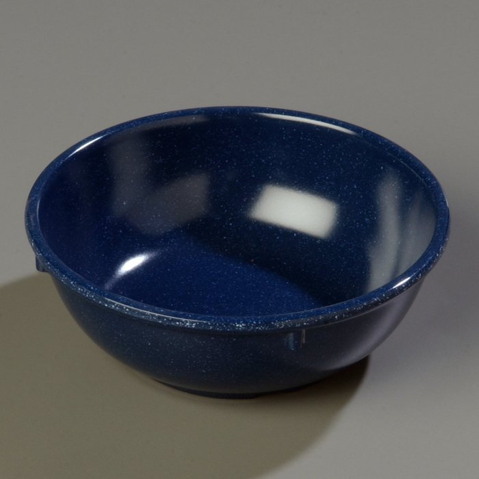 Carlisle 4352535 Dallas Ware Melamine Nappie Bowl, 13 oz. Capacity, 5.32 x 1.87", Cafe Blue (Case of 24) N4