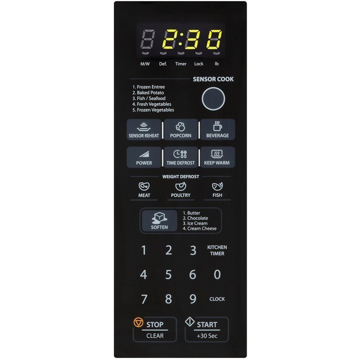 Sharp Countertop Microwave Oven ZR651ZS 2.2 cu. ft. 1200W Stainless Steel with Sensor Cooking N16