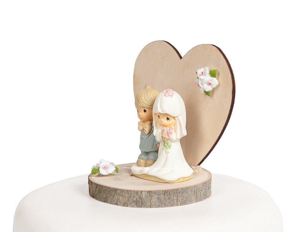 Precious Moments Rustic Wedding Cake Topper N3
