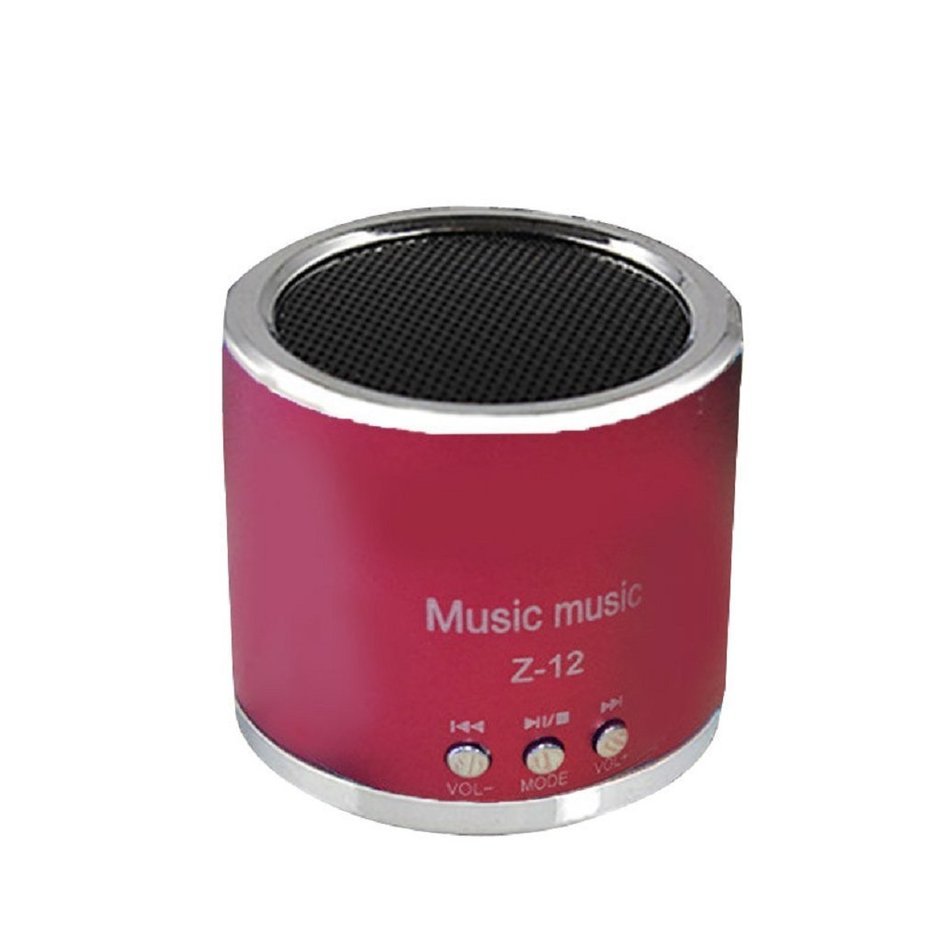 Coromose&reg; Wireless Portable Mini Speaker;FM Radio USB SD TF Card MP3 Player(Red) N2