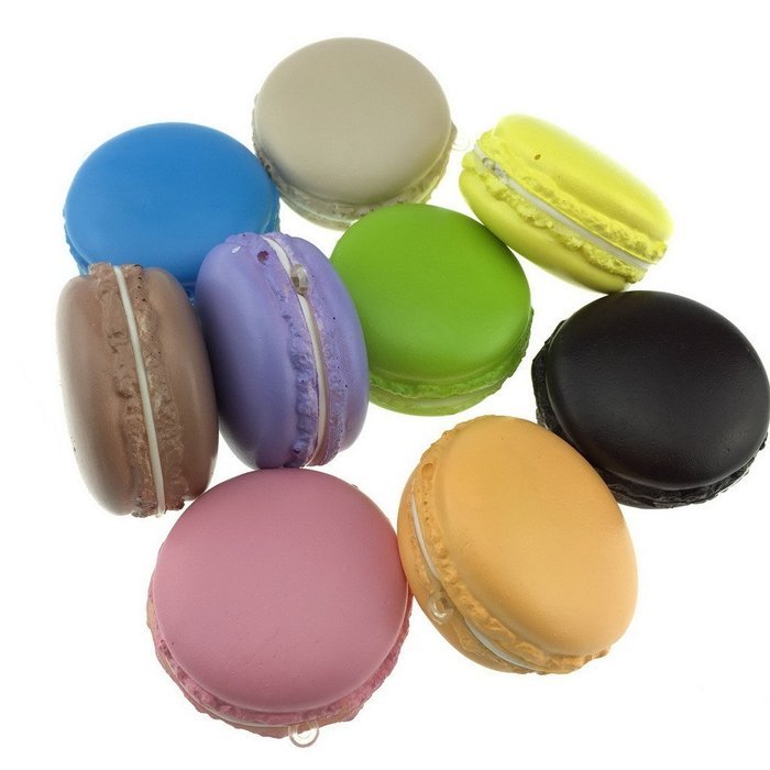 Gresorth 9 PCS Small Fake Macaron High Simulation Artificial Dummy French Macaroon Studio Prop DIY Decorate Material N2