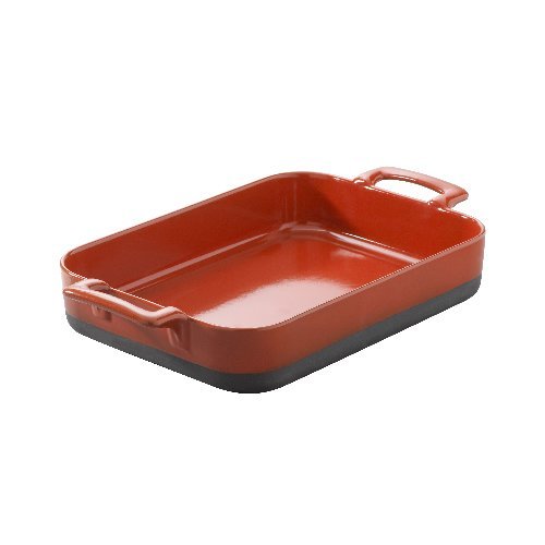 Revol 635285 Eclipse Roasting Dish, Pepper Red