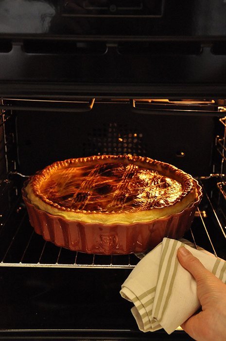 Quiche Dish - 11" - Deep - Red N3