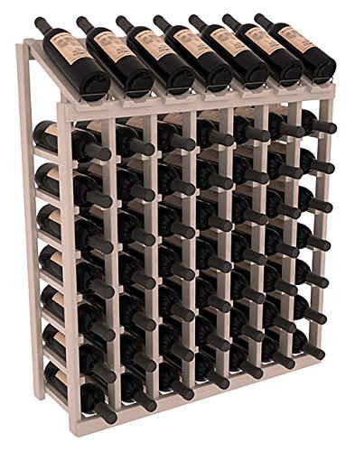 Wine Racks America Ponderosa Pine 7 Column 8 Row Display Top Kit. 13 Stains to Choose From! N13