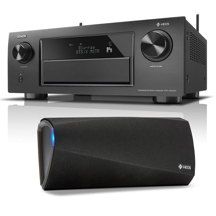 Denon AVR-X6300H 11.2 Channel Full 4K Ultra HD A/V Receiver with Bluetooth and Wi-Fi with HEOS 3 Dual-Driver Wireless...