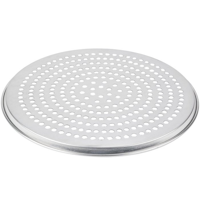 American Metalcraft T2007SP 7" Super Perforated Tin-Plated Steel Pizza Pan N2