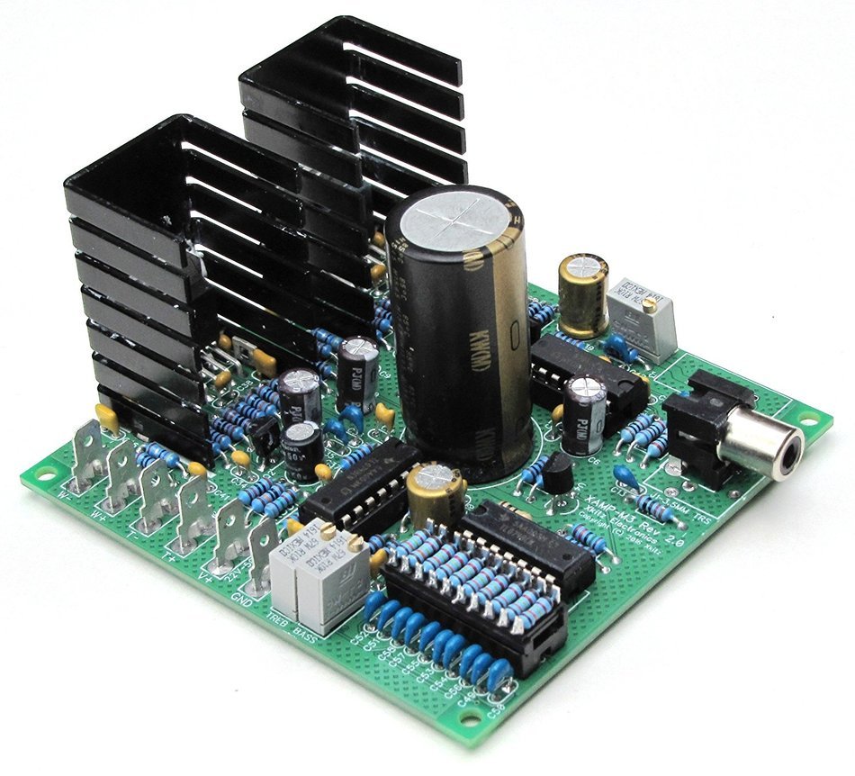 Audio Bi-Amplifier Kit, 100w, High Fidelity, with 2-way Linkwitz-Riley Crossover N2