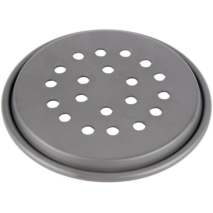 American Metalcraft HC2006SP 6" Super Perforated Hard Coat Anodized Aluminum Tapered / Nesting Pizza Pan