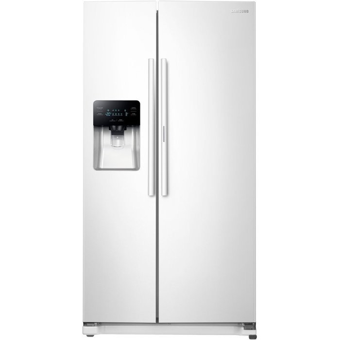 Samsung RH25H5611WW 24.7 Cu. Ft. White Side-By-Side Refrigerator - Energy Star N3