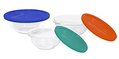 6-Piece Pyrex Bowl Set