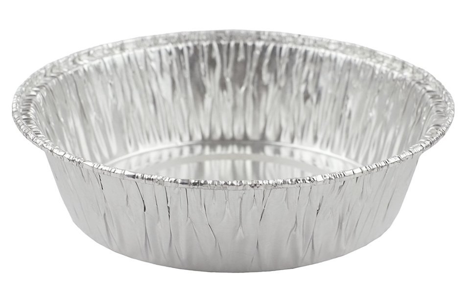 Foil Disposable 4-2/8" Mini Pot Pie, Food, Mini Tart Pans, Mini Pie Pans with Plastic Lids, 1 Pack 20 Sets. N3