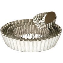 Deep Quiche Pan with Removable Bottom by Gobel 8.75 Inch N2