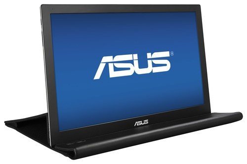 Asus - 15.6" IPS LED HD Monitor - Silver/Black