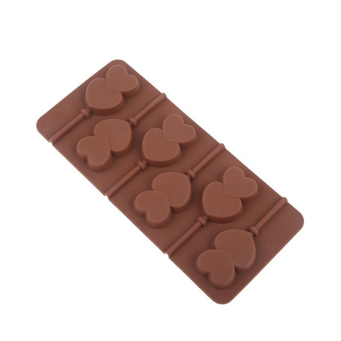 Crazy Egg Silicone Hard Candy Lollipop Molds with Sticks DIY 3d Chocolate Fondant Mould for Cake Decorations (... N9