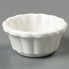 Black 2 ounce Scalloped Ramekin -- 48 per case N2