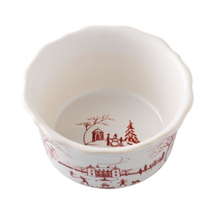 Juliska Country Estate Ramekin Winter Frolic Ruby