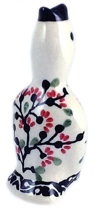Collectible Baking Essential: Polish Pottery Pie Bird Vent Whistle Funnel Chimney - For Venting 2-Crust Pies (... N14