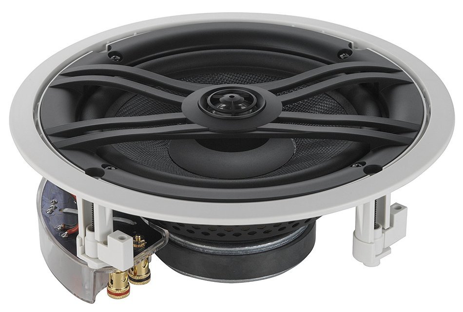 Yamaha Natural Sound Custom Easy-to-install In-Ceiling Flush Mount 2-Way 150 watts Speaker Set (Set of 2 Speakers... N3