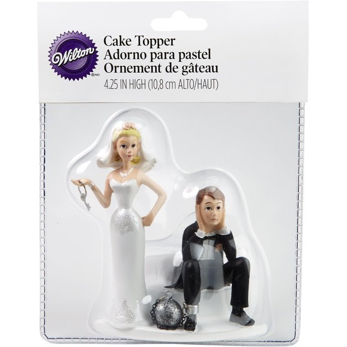 Wilton Ball and Chain Humorous Cake Topper N2