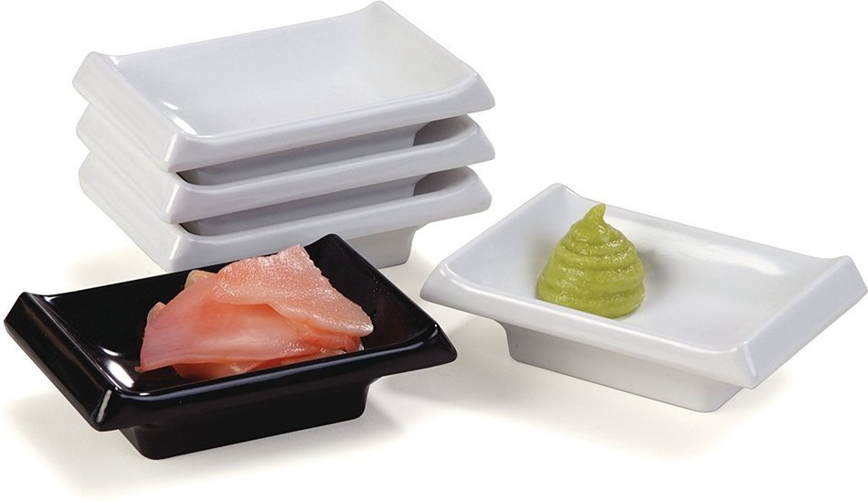 Carlisle 086403 Melamine Japanese-Style Ramekin, 2-oz. Capacity, 3.62 x 2-3/8 x 1", Black (Case of 48) N5