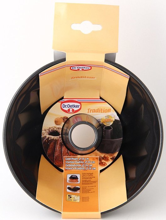 Dr. Oetker 1455 Tradition Round Cake Mold, 6-Inch
