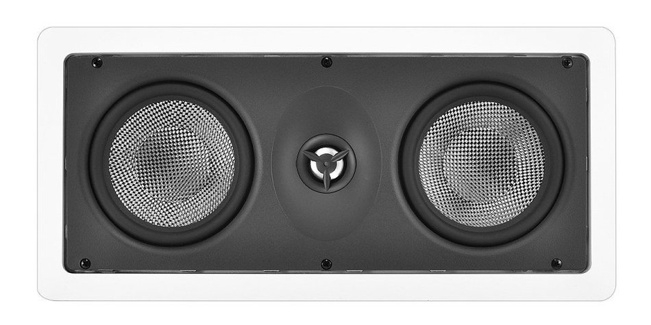 OSD Audio MK-IW550 Dual 5.25-inch Kevlar Home Theatre In-Wall Center LCR Speaker, Single N6