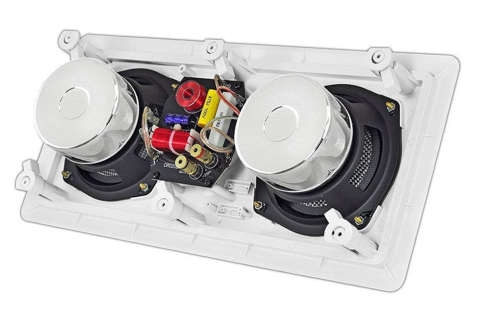 OSD Audio MK-IW550 Dual 5.25-inch Kevlar Home Theatre In-Wall Center LCR Speaker, Single N7