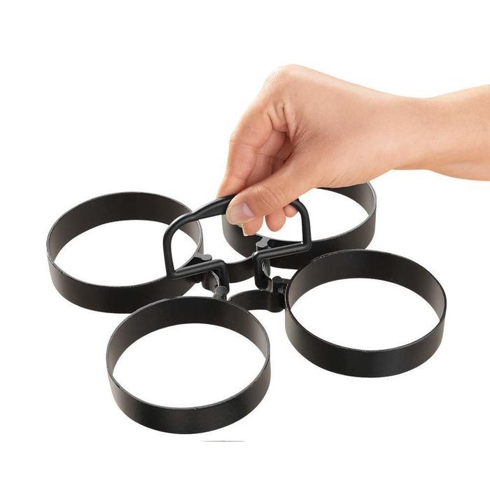Norpro 995 Nonstick Egg Pancake English Muffin McMuffin Ring Set 4 Pc