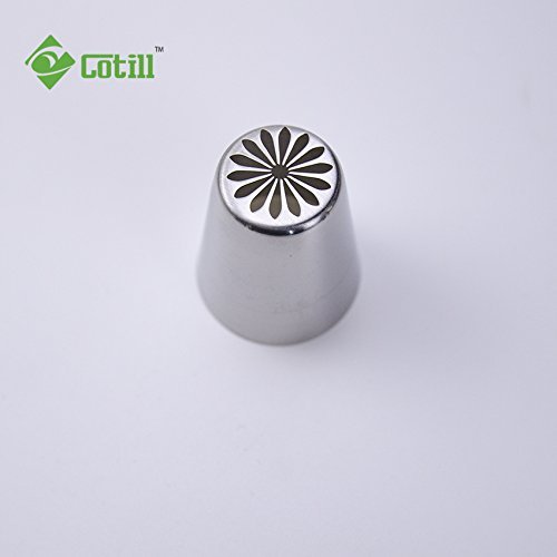 TecGeo(TM) 1PC Stainless Steel Russian Tulip Icing Piping Nozzles Pastry Decorating Tips Cake Cupcake Decorator... N2