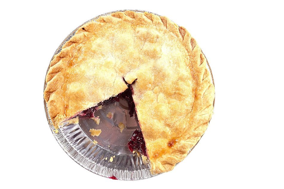 Premium 9" Aluminum Foil Pie Pans. Disposable Tin Plates for Pies Tart Quiche. (Pack of 50) N4