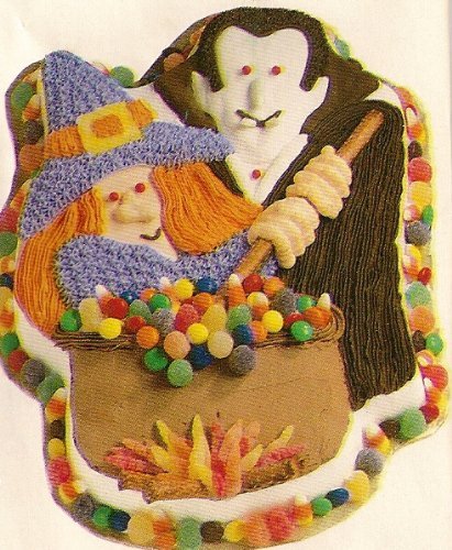 Wilton Monster Party Halloween Witch Vampire Cake Pan (2105-2039, 1999) Retired