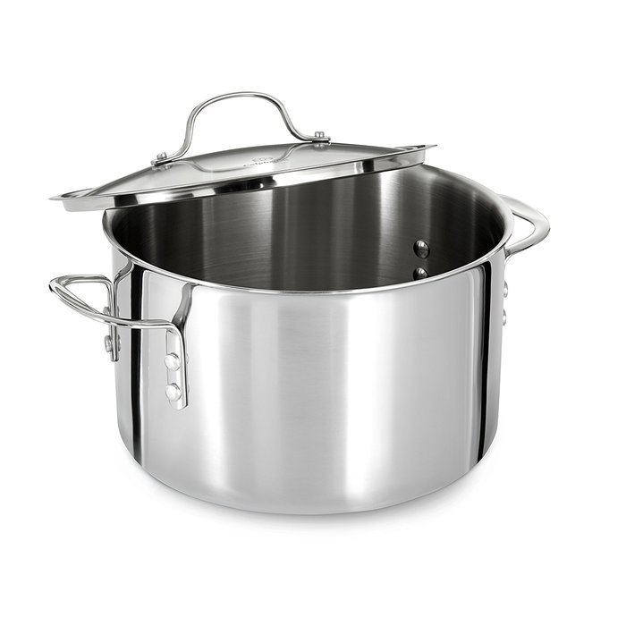 Calphalon Tri-Ply Stainless Steel 14-Inch Roaster with Rack and Lifters N13
