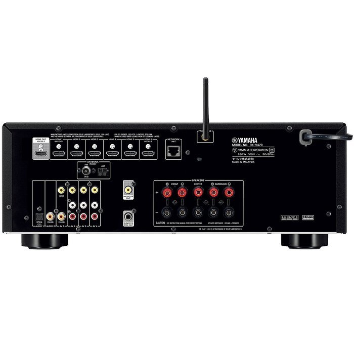 Yamaha AV receiver 5.1ch / 4K / Bluetooth / Wi-Fi / network audio / hi-res sound source corresponding black RX-V479... N5