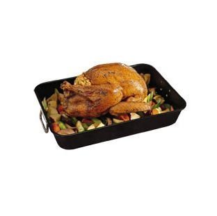 Pedrini Non-Stick Carbon Steel Roaster, 14"