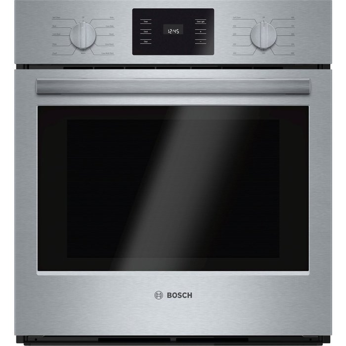 Bosch HBN5451UC 500 27" Stainless Steel Electric Single Wall Oven - Convection
