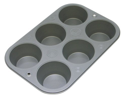 OvenStuff Non-Stick 6-Cup Jumbo Muffin Pan N3