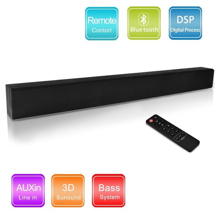 Benry Wireless 4.1 channel 3D Surround Bluetooth TV Soundbar N5