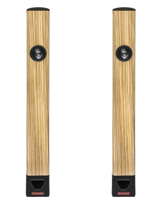 Kvart & B&oslash;lge Sound Sommeliers Quarter Wave Speaker Zebra Wood with Black Trim (Pair) N3