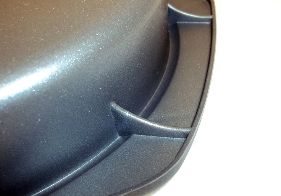 Cake Pan 9" Round Silicone Solutions Non-Stick Bakeware Dark Grey. N6